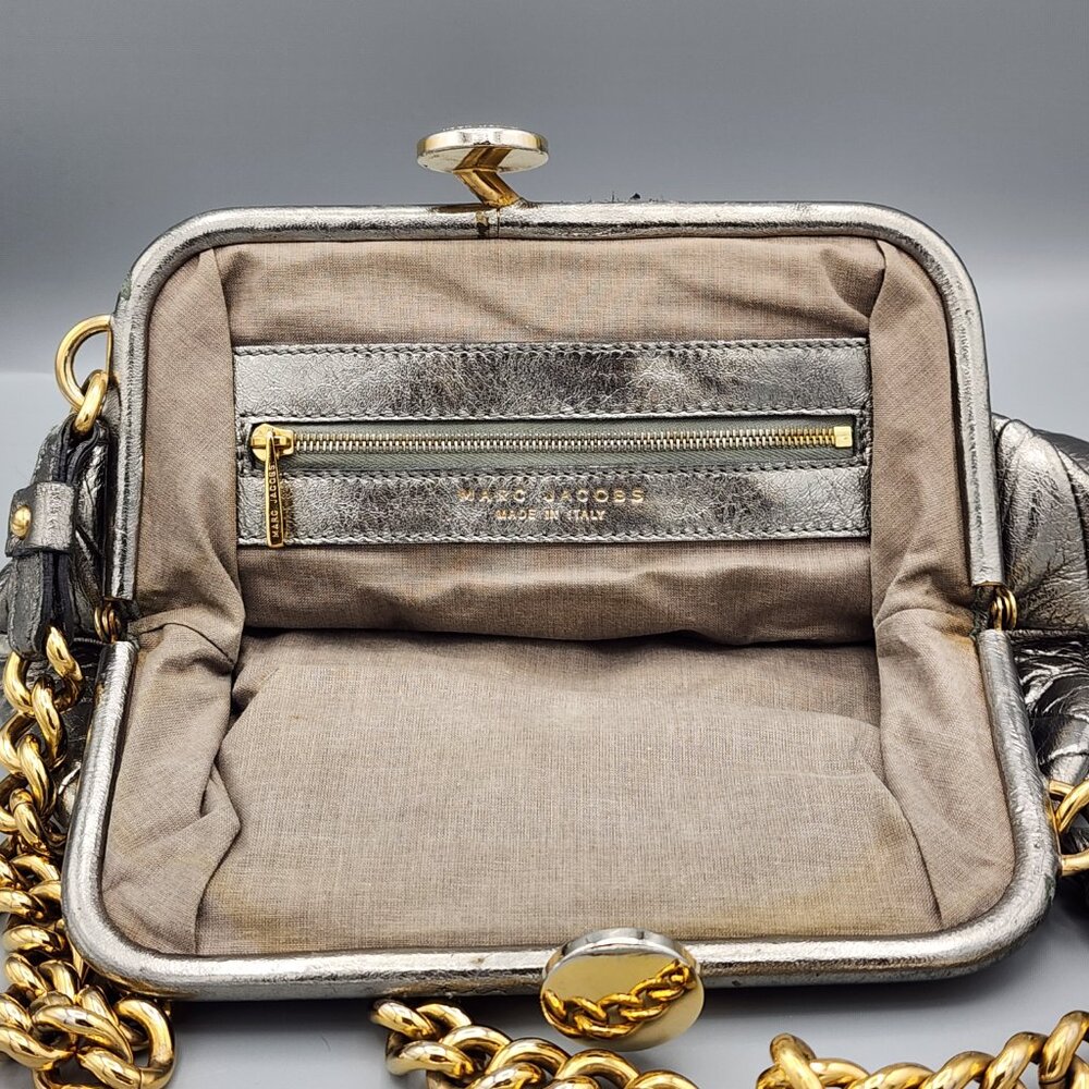 MARC JACOBS Collection Patchwork Metallic Leather… - image 13